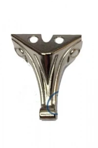 Moda Ahşap Sandık Ayağı, Kutu Ayak 2,5 cm - Nikel, 100 Adet