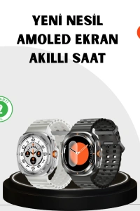Modern Akıllı Saat Kablosuz Şarj Sosyal Medya Bildirimli
