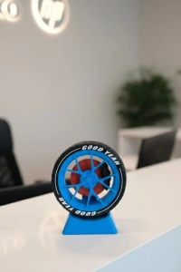 Modern Ofis Dekoru Jant Görünümlü Masa Üstü Aksesuar