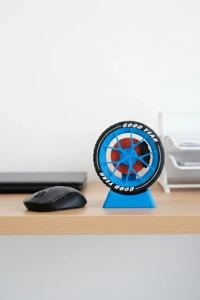 Modern Ofis Dekoru Jant Görünümlü Masa Üstü Aksesuar