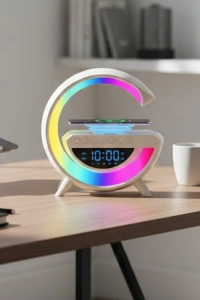 Modern RGB Işıklı Kablosuz Hoparlör Uzun Süreli Müzik Keyfi