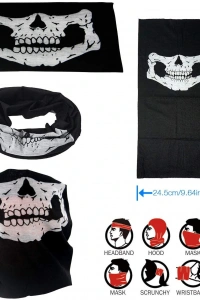 Motorcu Boyunluk Baf Buff Bandana 25x48 cm Model 7