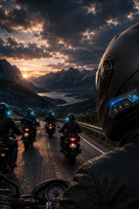 Motosiklet Kaskı İçin Bluetooth Kulaklık Hands Free Çağrı Özellikli
