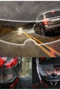 Motosiklet Kaskı Yağmur Kaydırıcı