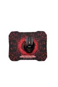 Mouse Mousepad Seti 3 DPI Ayarı ve LED Işıklı Ergonomik Yapı