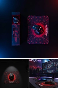 Mouse Seti RGB Aydınlatmalı 7 Fonksiyon Tuşlu Yüksek Performans