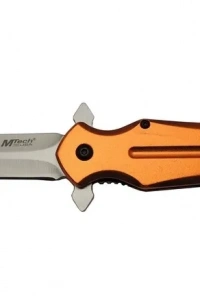 Mtech 4222 Turuncu Kamp Çakı 21cm- Yarı Otomatik, Kemerlikli