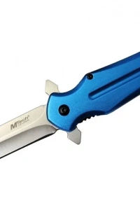 Mtech 4224 Mavi Kamp Çakı 21cm- Yarı Otomatik, Kemerlikli