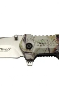 Mtech 465 Kamp Çakı 21cm - Yarı Otomatik, Kemerlikli, Plastik Sap