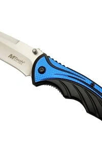 Mtech Handsome 454 Mavi Kamp Çakı 20cm - Yarı Otomatik, Kemerlikli