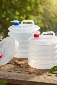 Musluklu Akordiyon Katlanır Su Bidonu 10 Litre