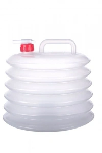 Musluklu Katlanır Su Bidonu -Su Kovası - Kamp Bidonu 10 LT