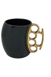 Muşta Tasarımlı Seramik Kupa