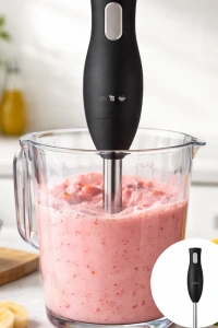 Mutfak El Blenderı Paslanmaz Çelik Uçlu Ergonomik Tasarım