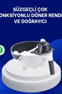 Mutfak İçin Pratik 5 Bıçaklı Rende ve Süzgeç Seti