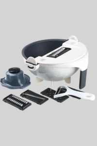 Mutfak İçin Pratik 5 Bıçaklı Rende ve Süzgeç Seti