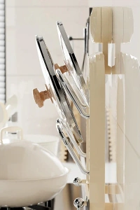 Mutfak Tava Tencere Kapak Tutucu Organizer Raf