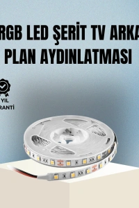 Müzikle Senkronize LED Şerit TV Aydınlatma