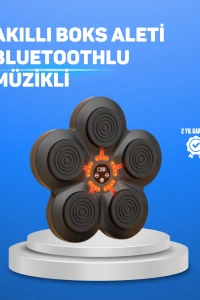 Müzikli Boks Duvar Paneli Akıllı Işık Sistemli Refleks ve Kondisyon Aleti