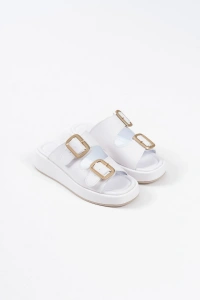 Nare Beyaz Cilt Terlik