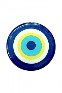 Nazar Boncuk Modeli  Yuvarlak Etiket Damla Sticker 3.5 cm