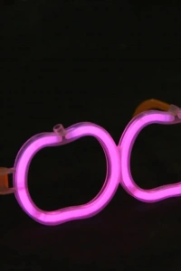 Neon Stick Elma Gözlük Seti 12 Adet