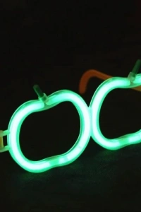 Neon Stick Elma Gözlük Seti 12 Adet