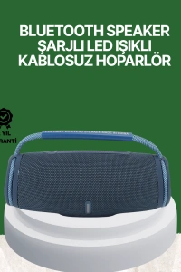 Net Stereo Ses Sunan IPX5 Su Geçirmez Bluetooth Hoparlör