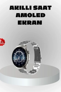 NFC Destekli Akıllı Saat – Kablosuz Şarj & Sesli Arama Özelliği