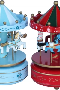 Nostaljik El Yapımı Atlıkarınca Müzik Kutusu