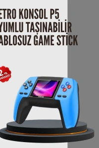 Nostaljik Mini GamePad | 520 Hazır Oyun, Tak ve Oyna