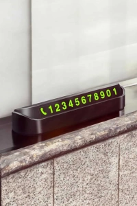 Numaralık Araç İçi Araba Araç Park Numaratör Telefon Numarası Yazma