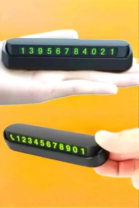 Numaralık Araç İçi Araba Araç Park Numaratör Telefon Numarası Yazma