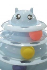 Nunbell 3 Katlı Kedi Oyuncağı Kedi Başlıklı