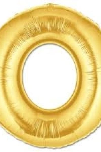 O Harf Folyo Balon Altın Renk 40 inç