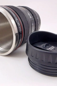 Objektif Görünümlü Termos Bardak