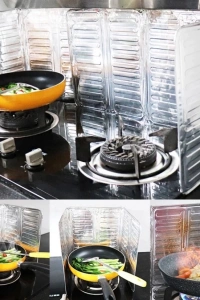 Ocak Kenar Koruyucu Alüminyum Levha - Ev Kamp Karavan Ocak Koruyucu