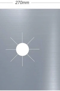 Ocak Koruyucu Alüminyum Ped Seti 5 Adet