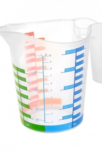 Ölçü Kabı Dereceli Renkli 1000 ML + 500 ML Set
