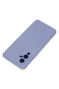 One Plus 9 Kılıf Nano içi Kadife Silikon - Lila