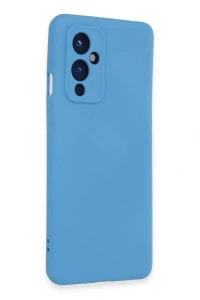 One Plus 9 Kılıf Nano içi Kadife Silikon - Mavi