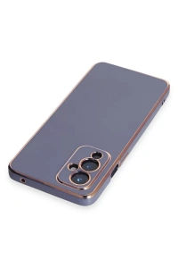 One Plus 9 Kılıf Volet Silikon - Mavi