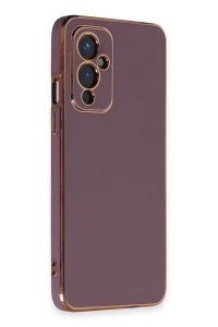 One Plus 9 Kılıf Volet Silikon - Mor