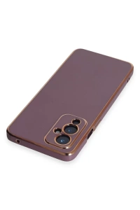 One Plus 9 Kılıf Volet Silikon - Mor