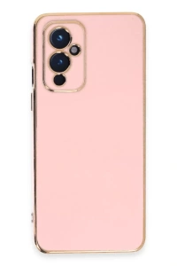 One Plus 9 Kılıf Volet Silikon - Pembe