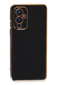 One Plus 9 Kılıf Volet Silikon - Siyah