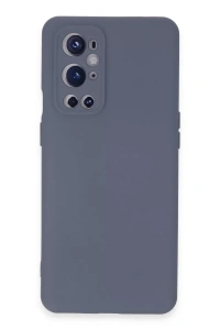 One Plus 9 Pro Kılıf Nano içi Kadife Silikon - Gri