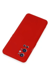 One Plus 9 Pro Kılıf Nano içi Kadife Silikon - Kırmızı