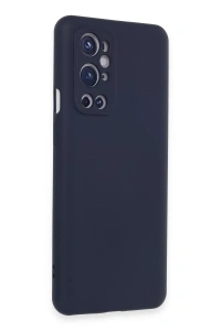 One Plus 9 Pro Kılıf Nano içi Kadife Silikon - Lacivert