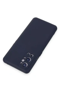 One Plus 9 Pro Kılıf Nano içi Kadife Silikon - Lacivert